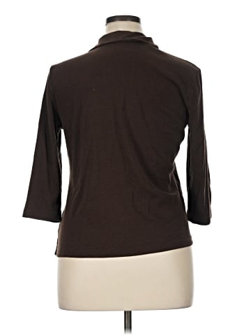 St. John's Bay Long Sleeve Polo (view 2)