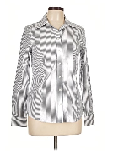 Ann Taylor Long Sleeve Button-Down Shirt (view 1)