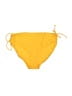 Calia Solid Yellow Swimsuit Bottoms Size M - photo 1