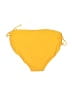 Calia Solid Yellow Swimsuit Bottoms Size M - photo 2