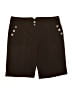 The Limited Solid Brown Shorts Size 10 - photo 1