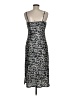 Express 100% Polyester Animal Print Gray Casual Dress Size M - photo 2