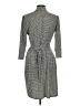 Laundry by Design Chevron-herringbone Gray Casual Dress Size 8 - photo 2