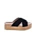 Forever Black Sandals Size 7 - photo 1