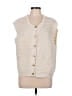 Magaschoni Ivory Sweater Vest Size L - photo 1