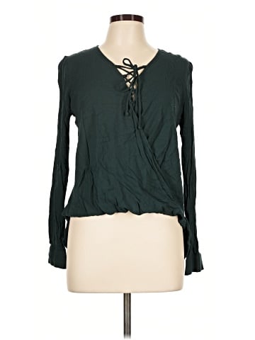 Silence and Noise Long Sleeve Blouse (view 1)