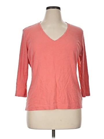 St. John's Bay 3/4 Sleeve Top (view 1)