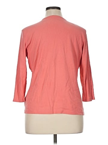 St. John's Bay 3/4 Sleeve Top (view 2)