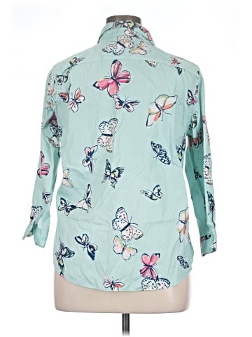 Coldwater Creek 3/4 Sleeve Button-Down Shirt (view 2)