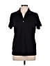 Pebble Beach 100% Polyester Black Short Sleeve Top Size L - photo 1