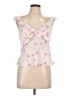 Dizzy Lizzy 100% Polyester Pink Sleeveless Blouse Size L - photo 1