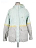 Roxy 100% Nylon Color Block Gray Raincoat Size XL - photo 1