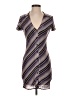 Motel 100% Polyester Stripes Purple Casual Dress Size S - photo 1