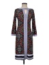Peck & Peck Print Blue Casual Dress Size 4 - photo 1