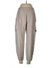Eileen Fisher Solid Gray Cargo Pants Size L (petite) - photo 2