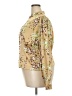 Unique Vintage 100% Polyester Floral Gold Long Sleeve Blouse Size 4X - photo 5