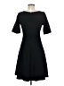 J.Crew Solid Black Casual Dress Size 6 - photo 2
