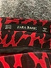 Zara Basic Animal Print Red Active Pants Size XS - photo 7