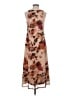 Cache Floral Tan Casual Dress Size S - photo 1