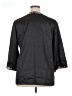 IMAN Animal Print Black 3/4 Sleeve Blouse Size XL - photo 2