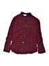 Jacadi Tweed Red Long Sleeve Button-Down Shirt Size 8 - photo 1