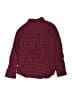 Jacadi Tweed Red Long Sleeve Button-Down Shirt Size 8 - photo 2