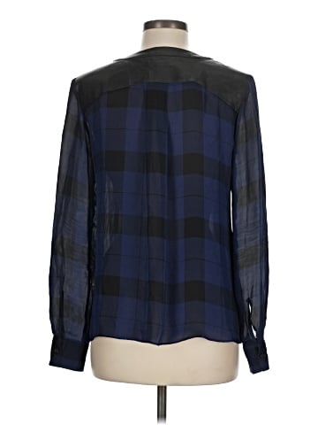 Parker Long Sleeve Silk Top (view 2)