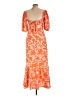 Missguided 100% Polyester Orange Cocktail Dress Size L - photo 2