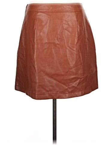 Ann Taylor LOFT Faux Leather Skirt (view 2)