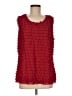 Laura Ashley Red Sleeveless Blouse Size M - photo 1
