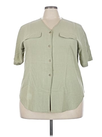 Sostanza Short Sleeve Silk Top (view 1)