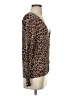 Apt. 9 Animal Print Brown Cardigan Size S - photo 4