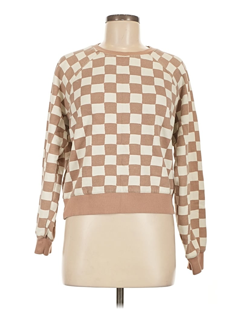 Pre-owned Marine Layer Pullover Sweater In Brown