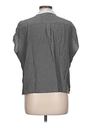 Drew Short Sleeve Silk Top (view 2)