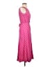 Perceptions Polka Dots Pink Casual Dress Size S - photo 4