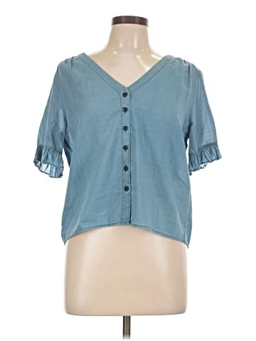 Madewell Short Sleeve Blouse (view 1)