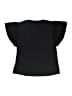 Nicole Miller Black Short Sleeve Top Size XL - photo 2