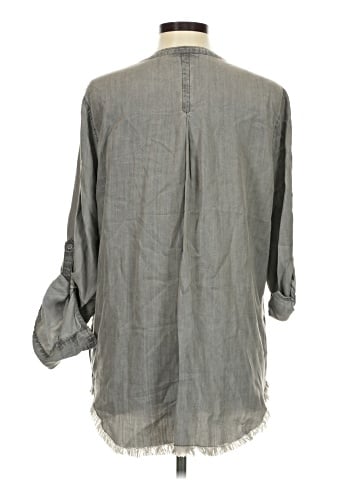 Hester & Orchard 3/4 Sleeve Button-Down Shirt (view 2)