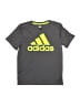 Adidas 100% Polyester Gray Active T-Shirt Size 8 - photo 1