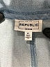 For The Republic Blue Denim Jacket Size S - photo 6