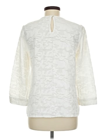 Wrap 3/4 Sleeve Blouse (view 2)