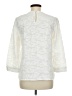 Wrap Ivory 3/4 Sleeve Blouse Size 6 - photo 2