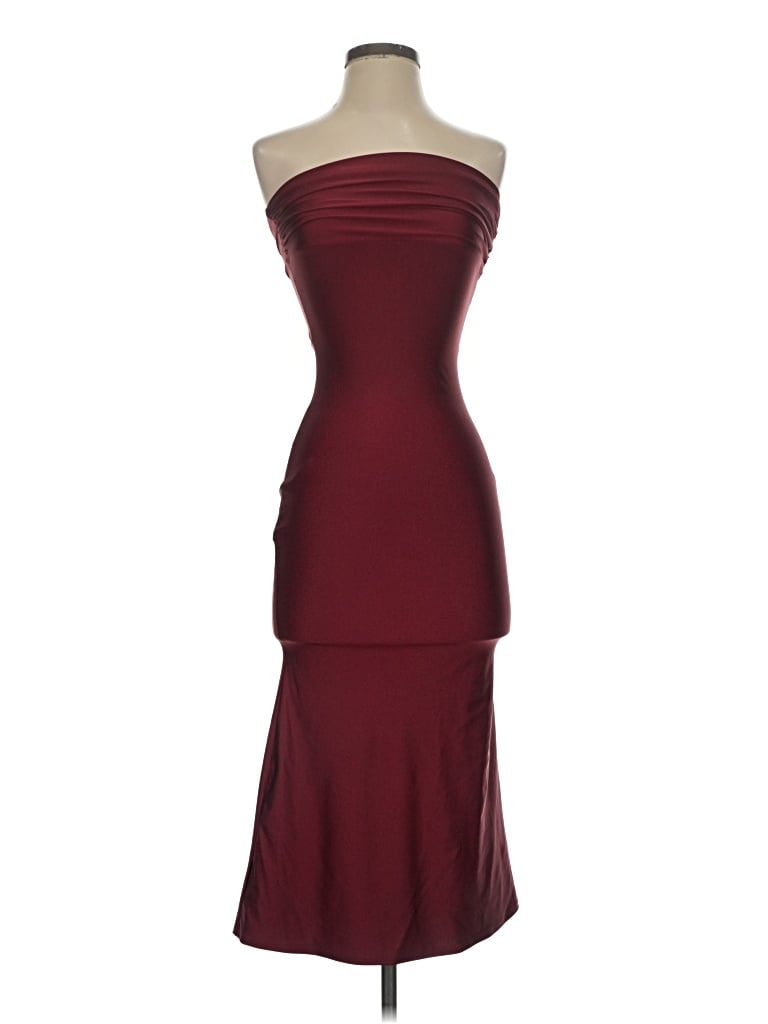 Pre-owned Windsor Cocktail Dress In Burgundy