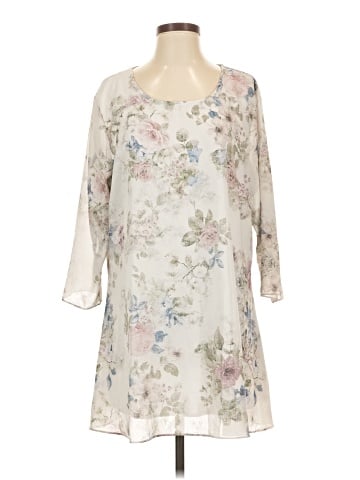 Indigo Soul 3/4 Sleeve Blouse (view 1)