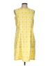 AGB Graphic Yellow Cocktail Dress Size 12 - photo 1
