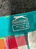 Slazenger 100% Polyester Plaid Yellow Board Shorts Size 6 - photo 3