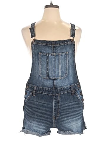 No Boundaries Overall Shorts (view 1)