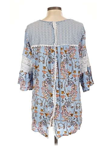 Suzanne Betro 3/4 Sleeve Blouse (view 2)