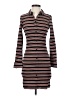 Walter Baker Stripes Brown Casual Dress Size S - photo 1