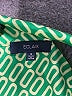 Eclair 100% Polyester Green 3/4 Sleeve Blouse Size S - photo 7